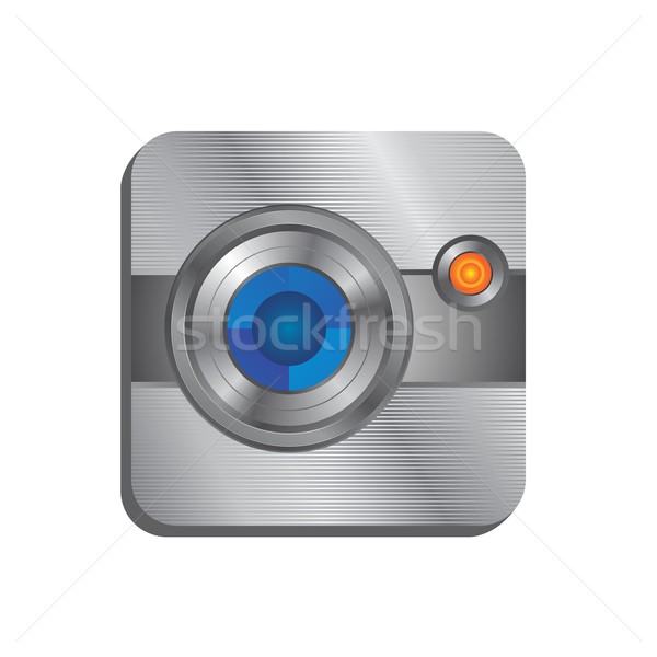 Medien Schnittstelle Kamera Vektor Grafik Kunst Stock foto © vector1st
