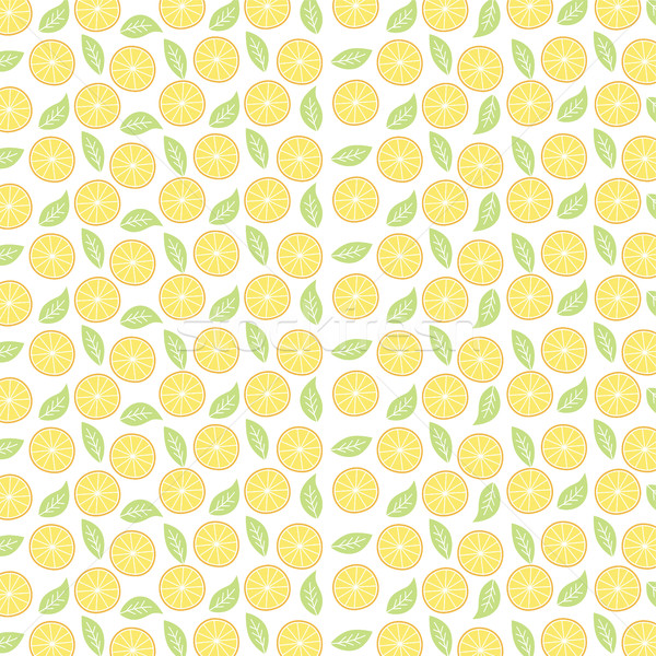 Oranje vruchten patroon vector kunst illustratie zomer Stockfoto © vector1st