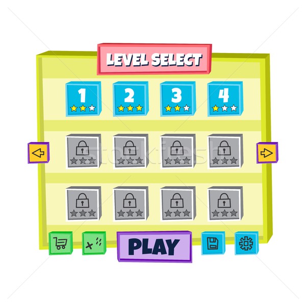 game assets element Stock photo © vector1st