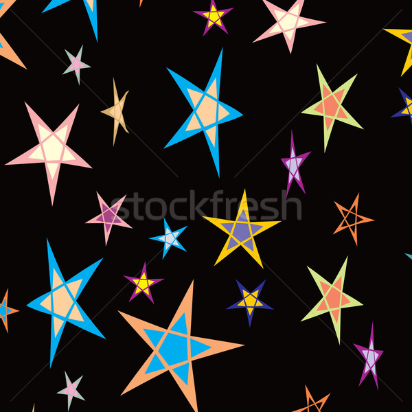 Star wzór wektora graficzne sztuki ilustracja Zdjęcia stock © vector1st
