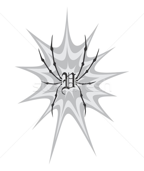 spiderweb theme Stock photo © vector1st
