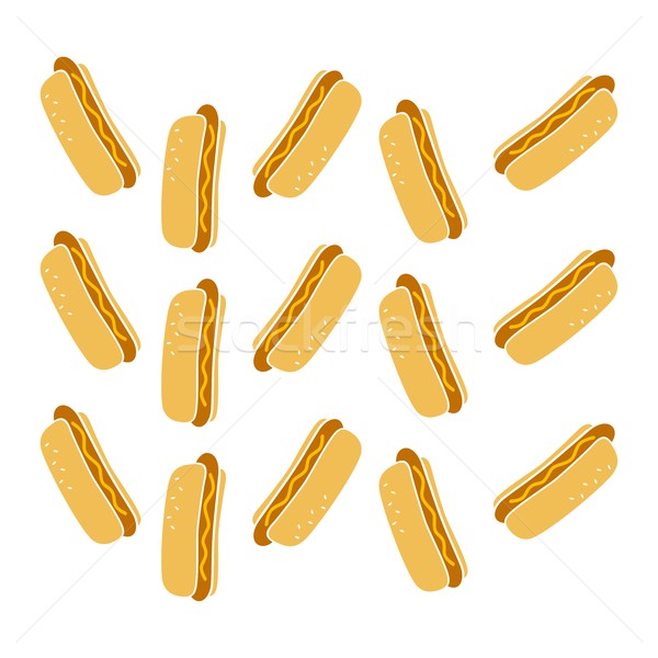 hotdog pattern Stock photo © vector1st