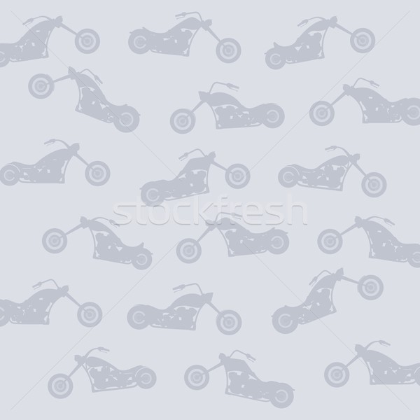 Motocicleta clásico vector arte ilustración feliz Foto stock © vector1st