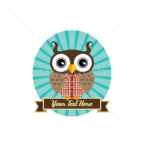 Stock photo: owl art theme