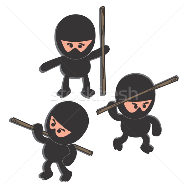 cartoon ninja Stock photo © vector1st