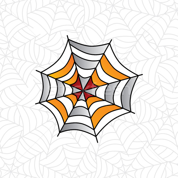 colorful spider web art Stock photo © vector1st