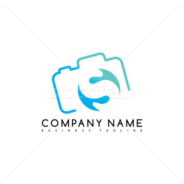 camera photography brand company template logo logotype Stock photo © vector1st