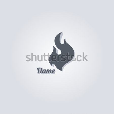 Hot brand vector grafische kunst illustratie Stockfoto © vector1st