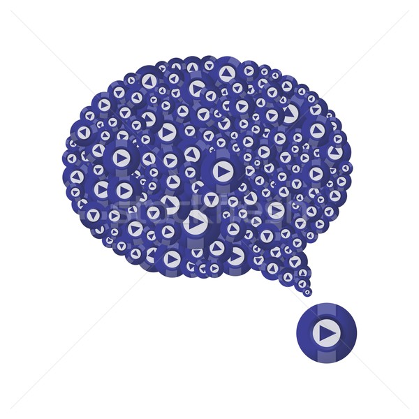 Knop icon kunst vector grafische ontwerp Stockfoto © vector1st
