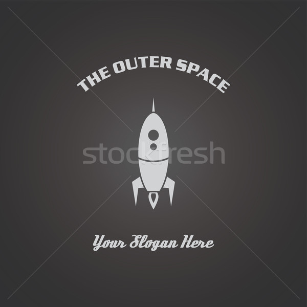 Raket ruimte vector kunst illustratie Stockfoto © vector1st