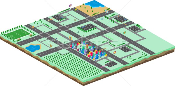 ゲーム ベクトル 芸術 グラフィックデザイン ストックフォト © vector1st