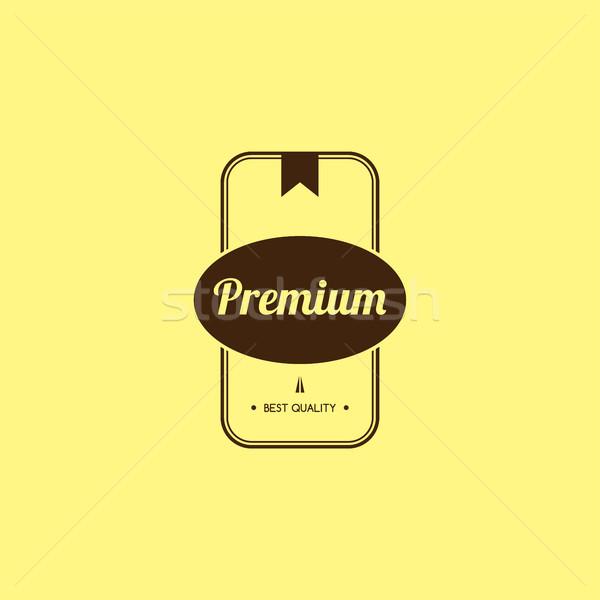 Premium Quality and Guarantee Product Label and Badge Emblem Sticker Stamp Stock photo © vector1st