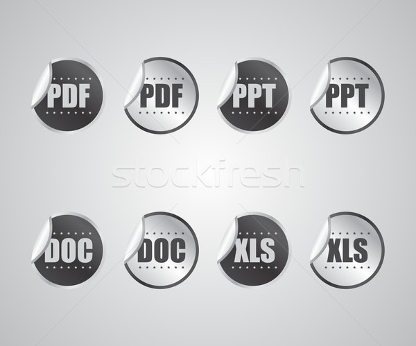 label sticker Stock photo © vector1st