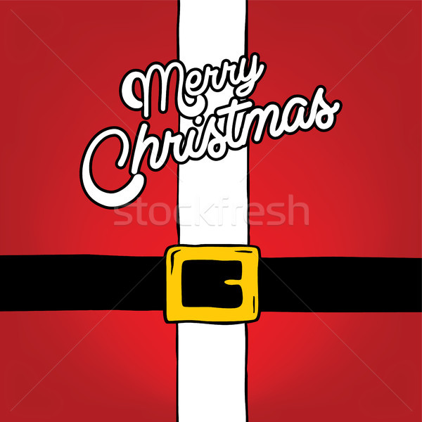 santa claus christmas suit Stock photo © vector1st