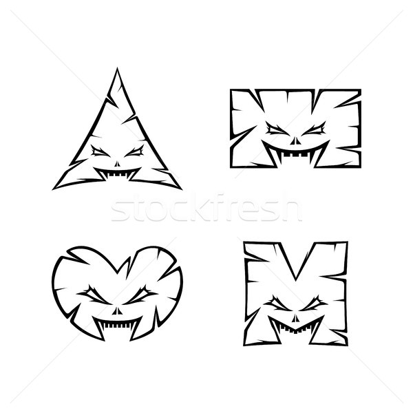 Stock photo: monster character sign symbol