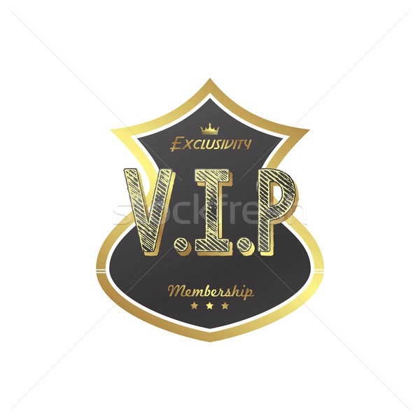 vip member badge Stock photo © vector1st