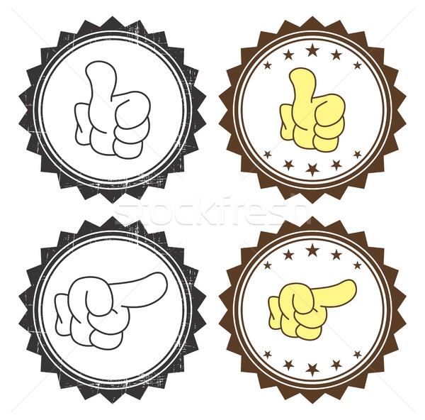 hand gesture theme Stock photo © vector1st
