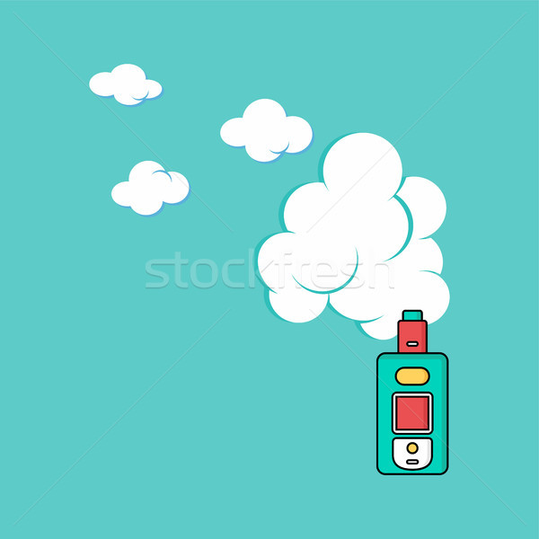 electric cigarette personal vaporizer cloud maker Stock photo © vector1st