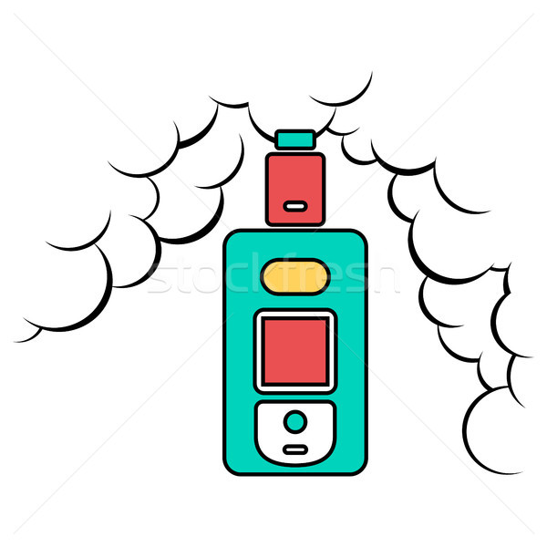 vaporizer electric cigarette vapor mod - vape life Stock photo © vector1st