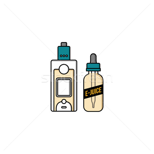 personal vaporizer e-cigarette e-juice liquid Stock photo © vector1st