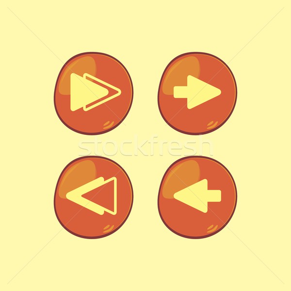 ゲーム ベクトル 芸術 グラフィックデザイン ストックフォト © vector1st