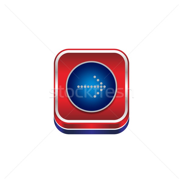 Arrow Symbol Taste Medien Vektor Grafik Stock foto © vector1st