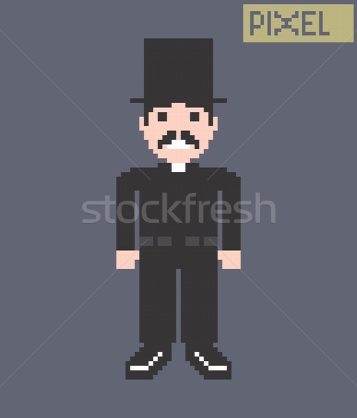 Pixeli vector grafic artă proiect Imagine de stoc © vector1st