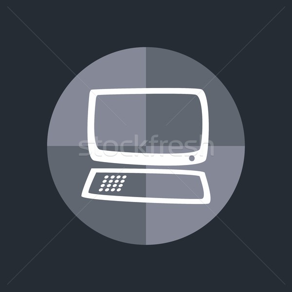 Icoană buton vector grafic artă ilustrare Imagine de stoc © vector1st