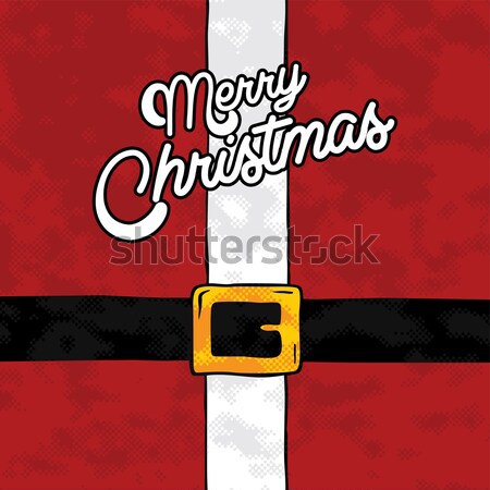 santa claus christmas suit Stock photo © vector1st