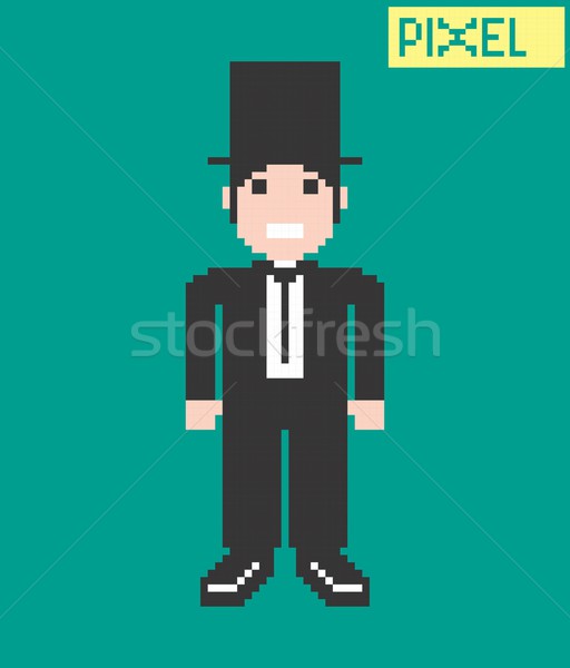 Carácter vector gráfico arte diseno Foto stock © vector1st