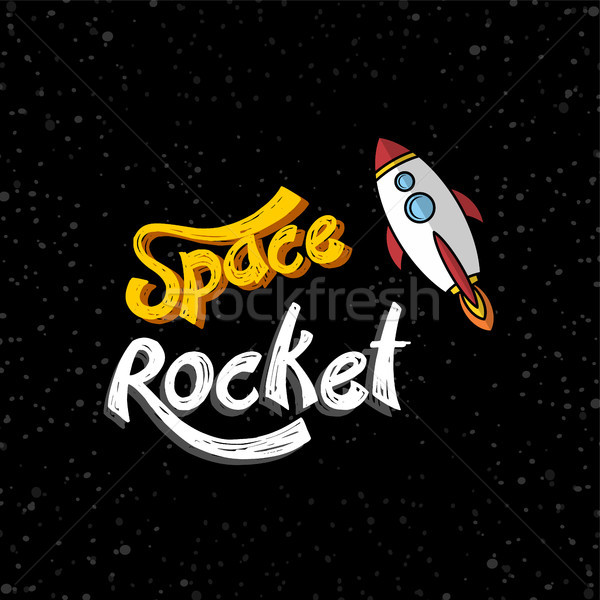 space rocket shuttle Stock photo © vector1st