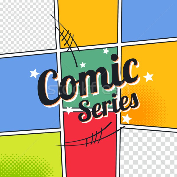 Comic sablon bule de vorbire semitonuri artă Imagine de stoc © vector1st