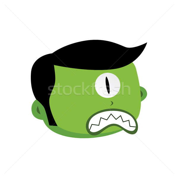 Verde zumbi monstro vetor arte Foto stock © vector1st