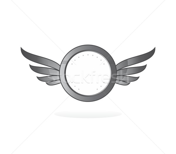 ストックフォト: 翼 · 芸術 · ベクトル · グラフィック · デザイン · 実例