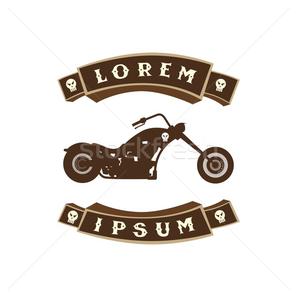 chopper motorcycle Stock photo © vector1st