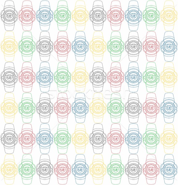 Pattern arte vettore grafica design illustrazione Foto d'archivio © vector1st