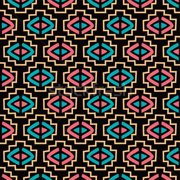 ネイティブ 民族 パターン ベクトル 芸術 実例 ストックフォト © vector1st