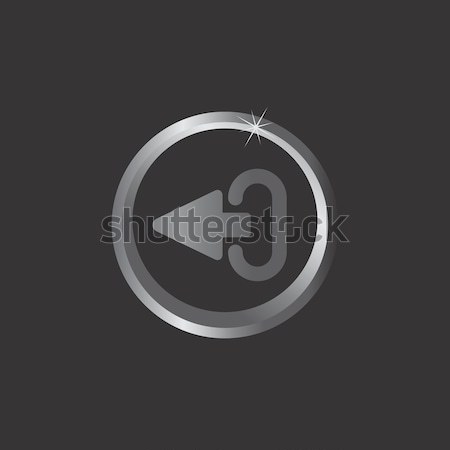 Ikon düğme vektör grafik sanat örnek Stok fotoğraf © vector1st