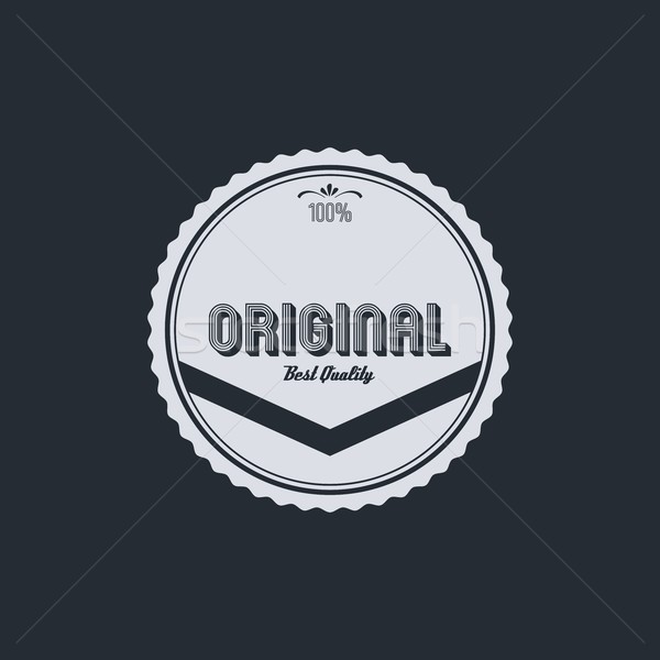 Original distintivo vetor arte gráfico ilustração Foto stock © vector1st