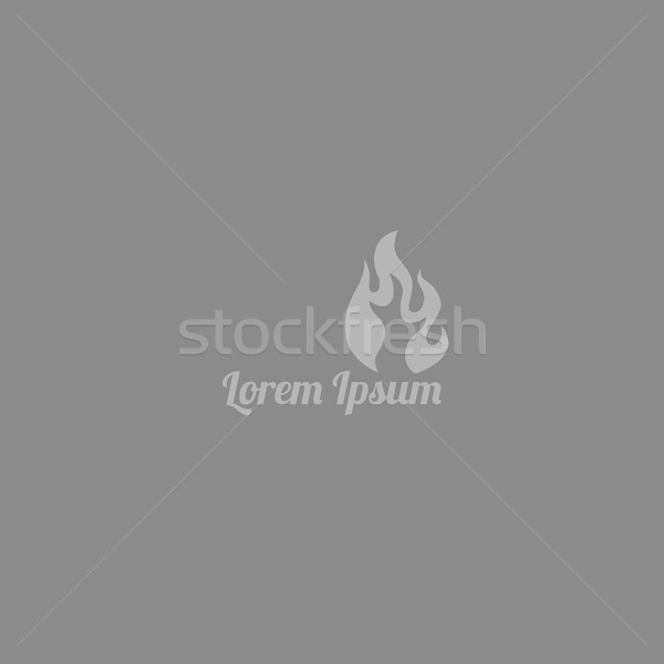 Chaud feu vecteur graphique art illustration [[stock_photo]] © vector1st