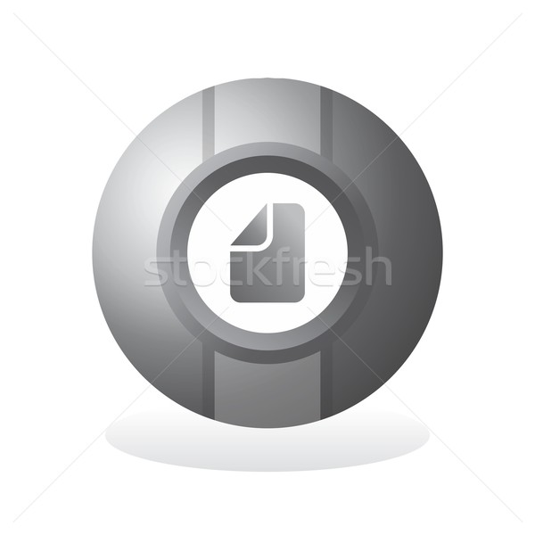 Gomb ikon művészet vektor grafikus terv Stock fotó © vector1st