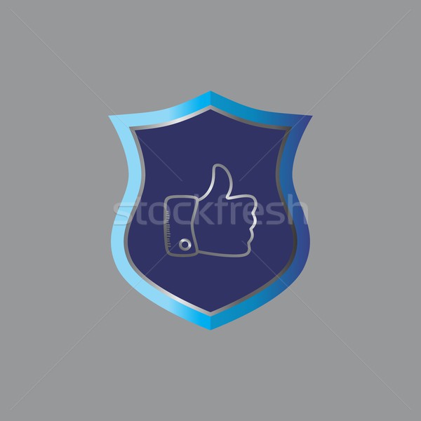 Foto stock: Insignia · escudo · vector · arte · gráfico · ilustración