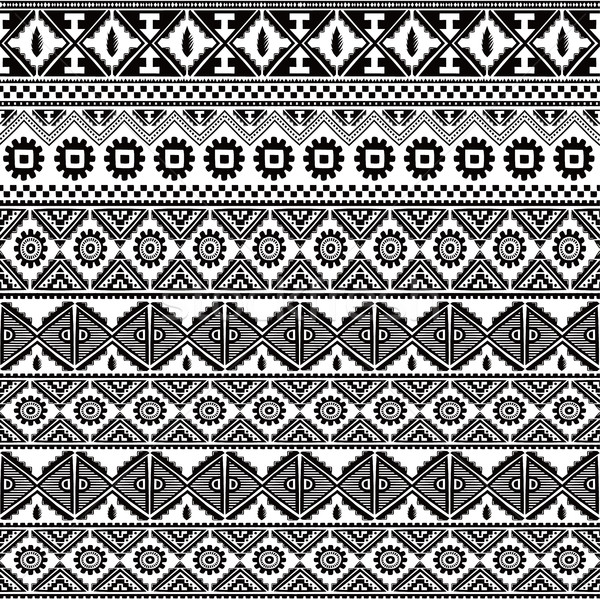 őslakos kisebbségi végtelen minta vektor művészet illusztráció Stock fotó © vector1st