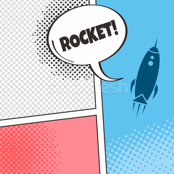 space shuttle rocket Stock photo © vector1st