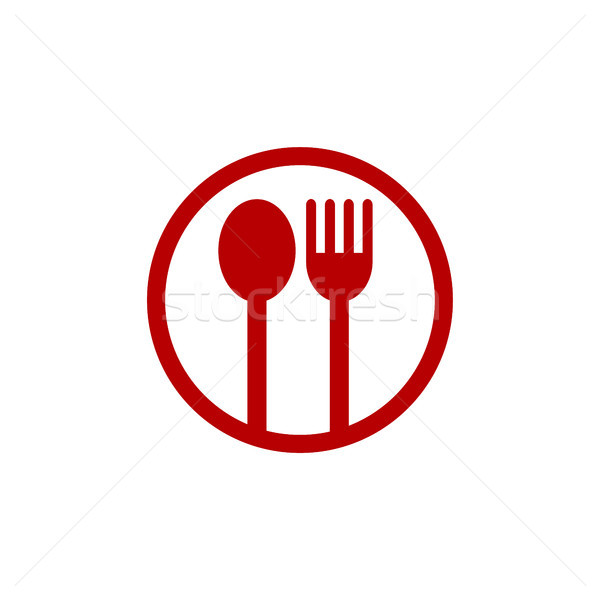 Restaurant demande logo modèle vecteur art [[stock_photo]] © vector1st