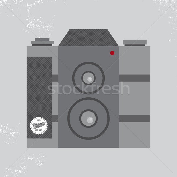 Mídia interface câmera vetor gráfico arte Foto stock © vector1st