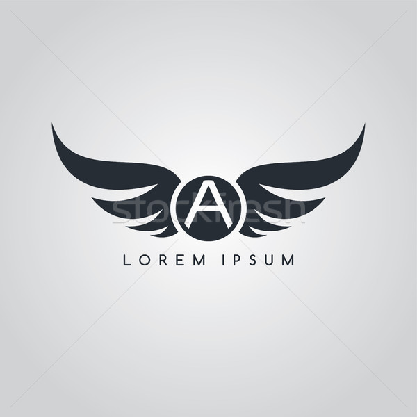 aviator symbol logo logotype theme Stock photo © vector1st