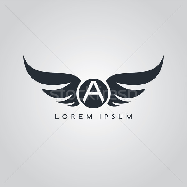 aviator symbol logo logotype theme Stock photo © vector1st