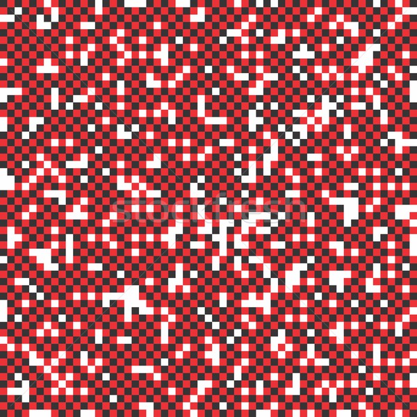 Mosaico piazza pixel pattern vettore arte Foto d'archivio © vector1st
