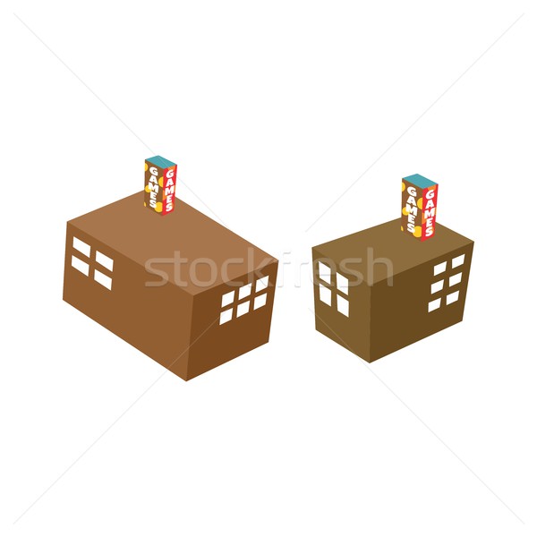 Oyun vektör sanat grafik tasarım Stok fotoğraf © vector1st